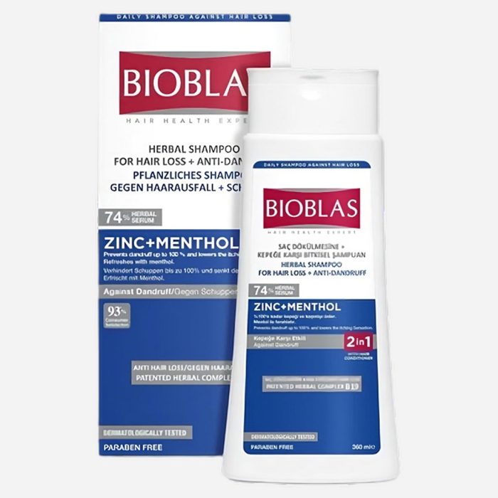 Bioblas Zinc Menthol Shampoo - Image 3