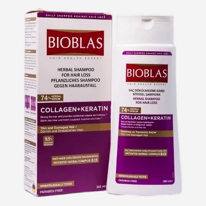 Bioblas Collagen Keratin Shampoo - Image 3